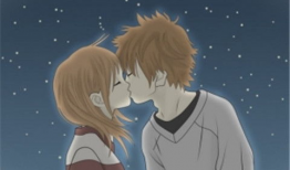 亲吻漫画图片,漫画中的亲吻定格